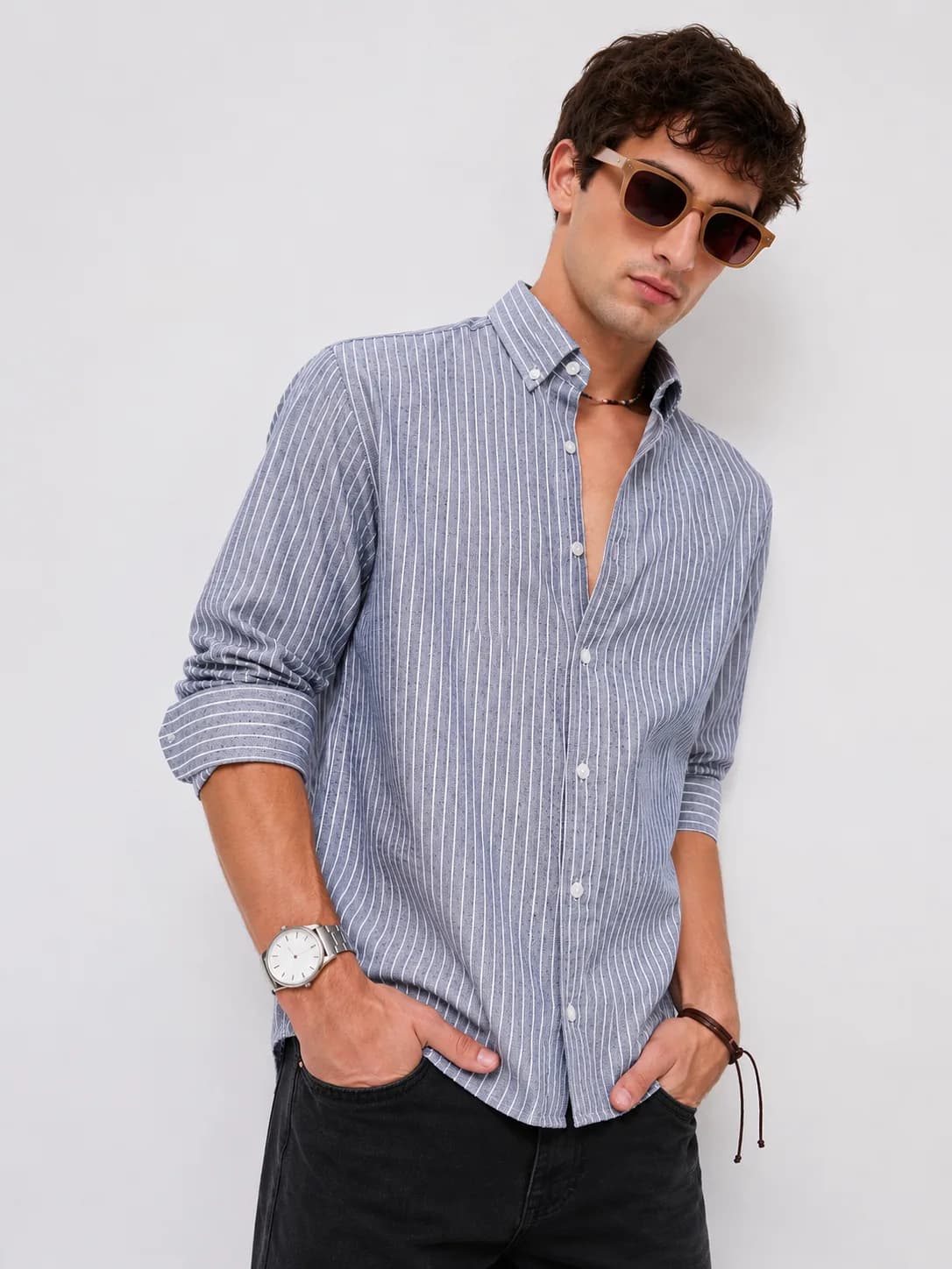 Blue Mist Stripe Shirt — view 3