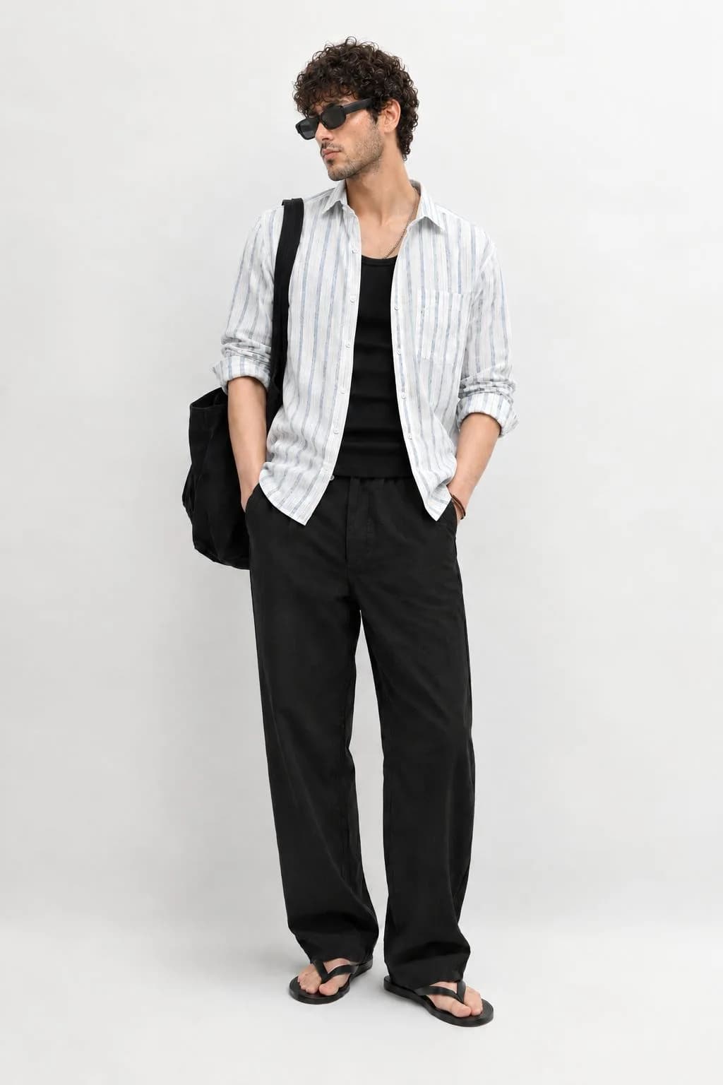 Light Blue Stripe Shirt