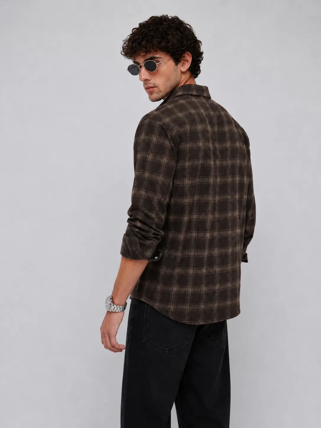Ydurya Cocoa Heritage Check –Regular Fit Shirt